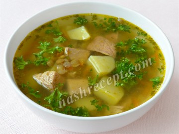 суп из чечевицы - sup iz chechevitsy