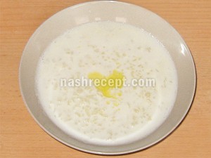 рисовая каша на молоке