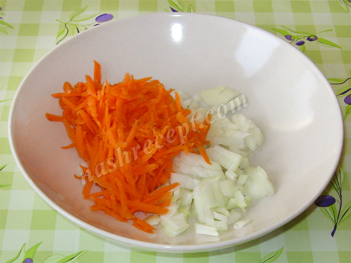 лук с морковью для гречневого супа с курицей - luk s morkovyu dlya grechnevogo supa s kuritsey