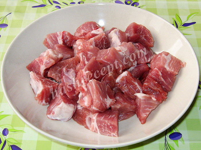 мясо для гречневого супа - myaso dlya grechnevogo supa