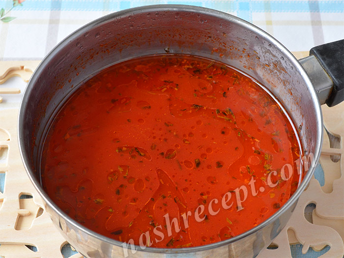 томатный соус для каннеллони - tomatnyi sous dlya kannelloni