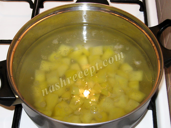 картофель для грибного супа с ячневой крупой - kartofel dlya gribnogo supa s yachnevoy krupoy