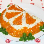 салат апельсиновая долька - salat apelsinovaya dolka