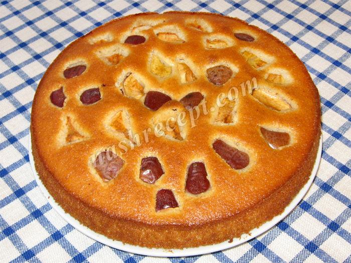 фруктовый пирог с яблоками - fruktovyi pirog s yablokami