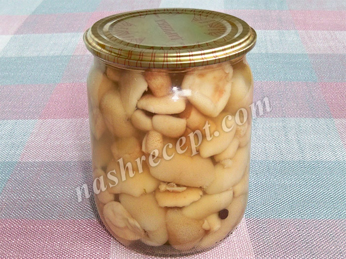 консервируем маринованные маслята - konserviruem marinovannye maslyata