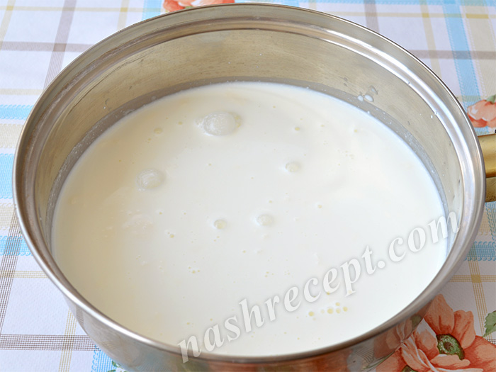 сливки с молоком для домашнего мороженого - slivki s molokom dlya domashnego morozhenogo