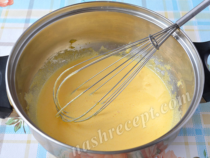 желтки с сахаром для джелато - zheltki s saharom dlya gelato
