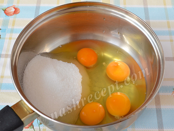 яйца и сахар для лимонного крема - yaytsa i sahar dlya limonnogo krema