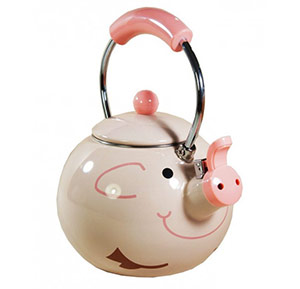 подарки к Новому году: чайник в виде свиньи