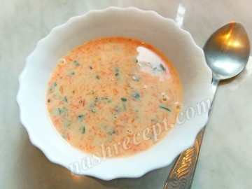 суп с плавленным сыром - sup s plavlennym syrom